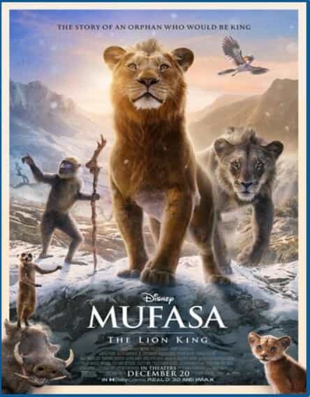 Mufasa: The Lion King (2024) HDRip Hindi Dubbed Full Movie Watch Online Free Download | TodayPk